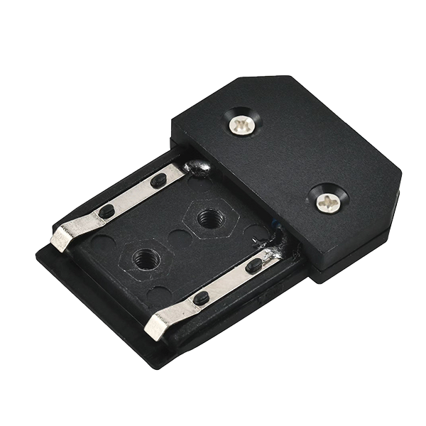 EL-EC 1 COLOUR SERIES END CAP FOR RAIL BLACK
