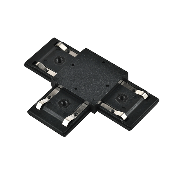 EL-TC 1 COLOUR SERIES T-CONNECTOR FOR RAIL BLACK