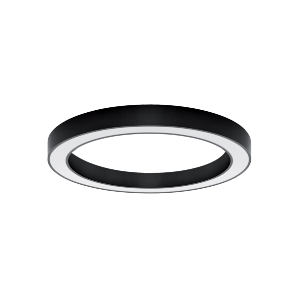 RINGS LED ΣΤΡΟΓΓΥΛΟ ΦΩΤΙΣΤΙΚΟ 50W 4000K D1000 ΜΑΥΡΟ