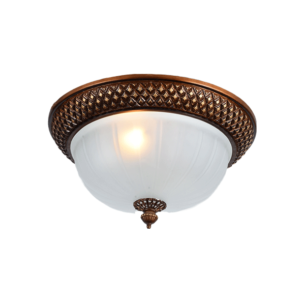 PETRA S ΠΛΑΦΟΝΙΕΡΑ 2XE27 320mm ΜΠΡΟΝΖΕ