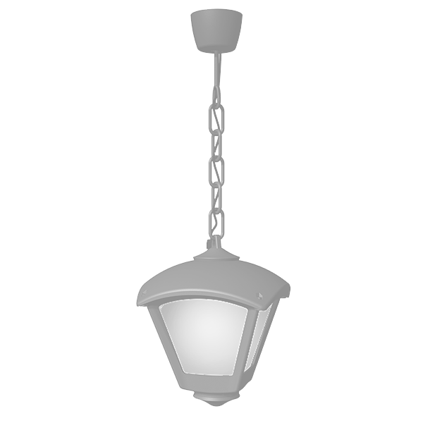 DARIO 250 GARDEN HANGING LAMP 1XE27 IP55 GREY