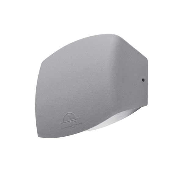 ABRAM 190 LED ΑΠΛΙΚΑ 7.5W CCT 4000K IP55 ΓΚΡΙ
