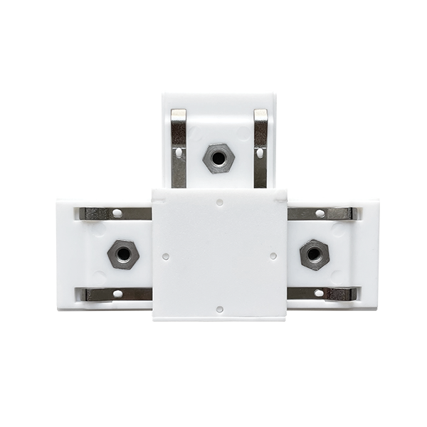 EL-TC 1 COLOUR SERIES T-CONNECTOR FOR RAIL WHITE