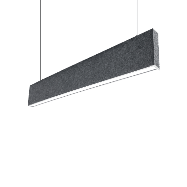 ΗΧΟΑΠΟΡΡΟΦΙΤΙΚΟ LED ΠΡΟΦΙΛ ΚΡΕΜΑΣΤΟ S36 40W 4000K ΛΕΥΚΟ