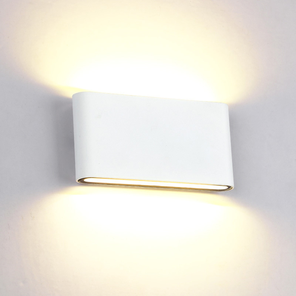 LED ΑΠΛΙΚΑ ΣΤΡΟΓΓΥΛΕΜΕΝΗ 2X6W 4000K ΛΕΥΚΗ