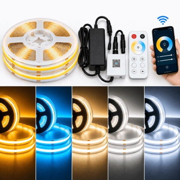 Σετ Ταινία LED Cob 10W M 24V 480LED 3
