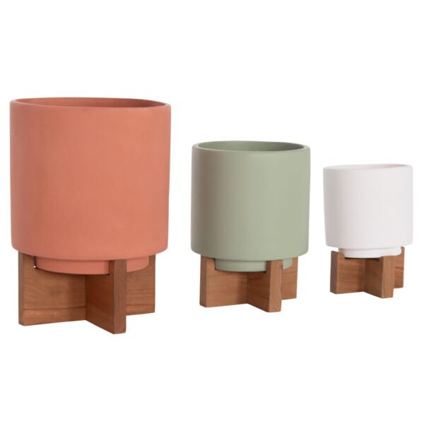 ΣΕΤ 3 ΓΛΑΣΤΡΕΣ ΜΕ TEAK ΒΑΣΕΙΣ TANTI HM4685 FIBER CEMENT ΣΕ 3 ΧΡΩΜΑΤΑ - Image 5