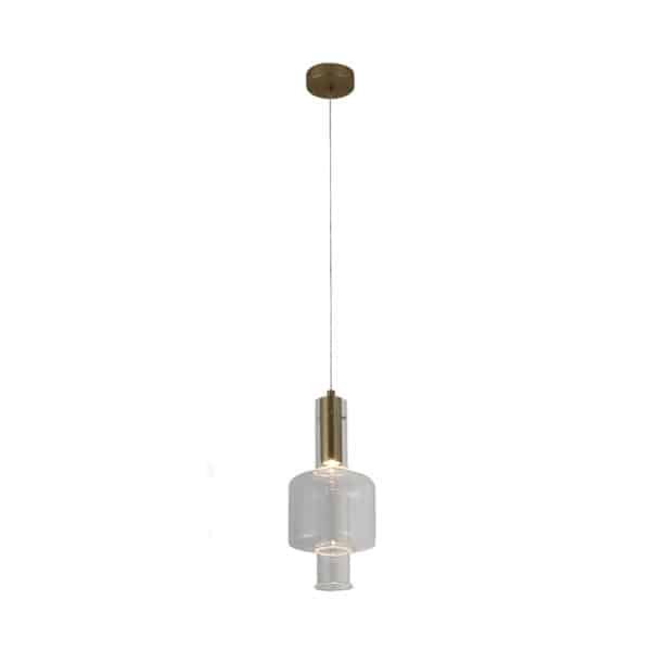 ΚΡΕΜΑΣΤΟ ΦΩΤΙΣΤΙΚΟ ACA HM250261C ΧΡΥΣΟ ΔΙΑΦΑΝΕΣ COB 5W 3000K IP20 D16XH120CM