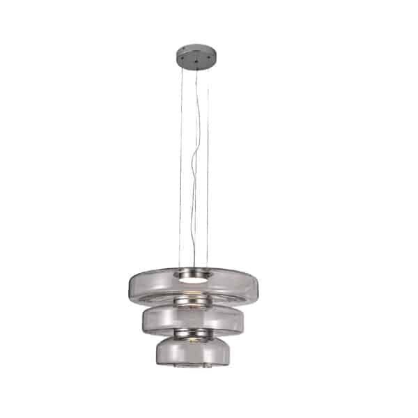 ΚΡΕΜΑΣΤΟ ΦΩΤΙΣΤΙΚΟ ACA HM25126CL ΑΣΗΜΙ ΔΙΑΦΑΝΕΣ LED 12W 3000K IP20 D45XH120CM