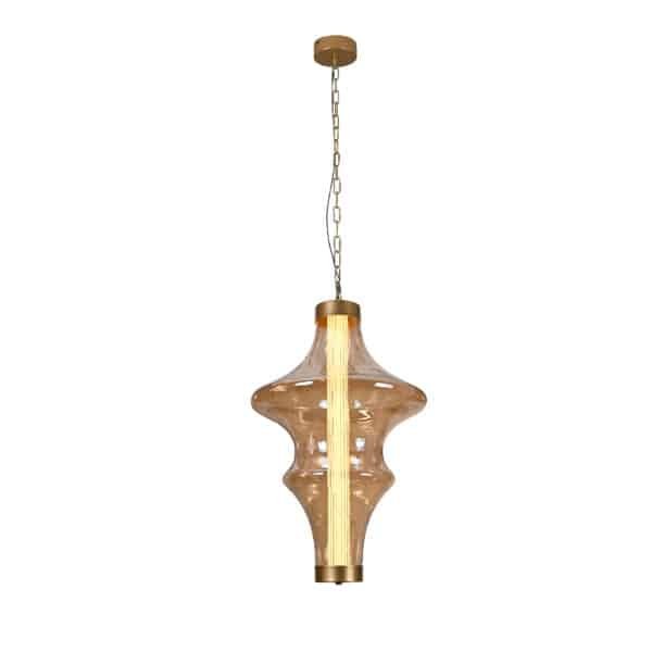 ΚΡΕΜΑΣΤΟ ΦΩΤΙΣΤΙΚΟ ACA HM25150SM ΜΑΥΡΟ ΦΙΜΕ LED 18W 3000K IP20 D30XH120CM
