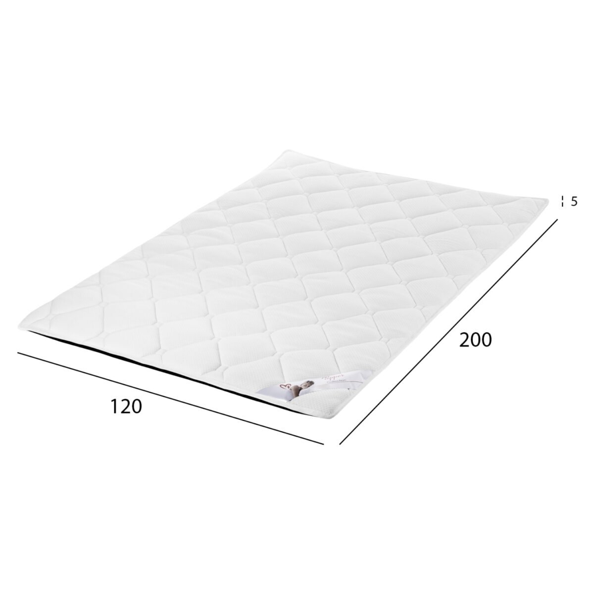 ΑΝΩΣΤΡΩΜΑ HM670.08 ΜΕ FOAM ΛΕΥΚΟ 120x200x5Y εκ. - Image 2