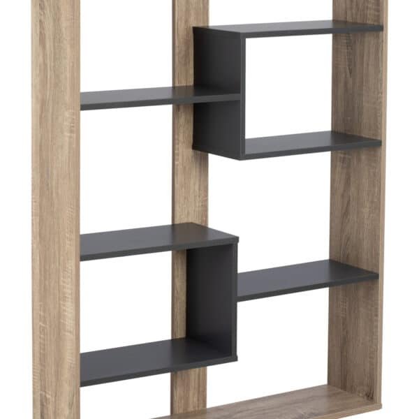 ΒΙΒΛΙΟΘΗΚΗ MARCELINE HM8772.02 100Χ21Χ124,5 ΓΚΡΙ - Image 4