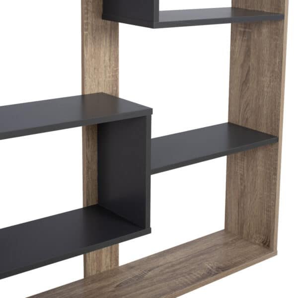 ΒΙΒΛΙΟΘΗΚΗ MARCELINE HM8772.02 100Χ21Χ124,5 ΓΚΡΙ - Image 6