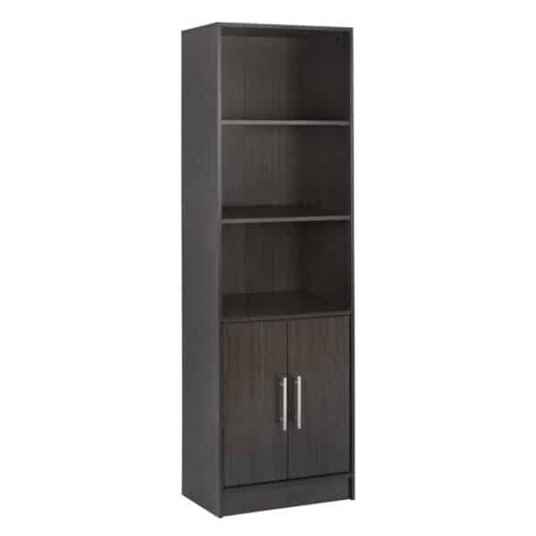 ΒΙΒΛΙΟΘΗΚΗ ΜΕΛΑΜΙΝΗΣ ENSLEY HM2027.01 ZEBRANO 60X30X180 εκ.
