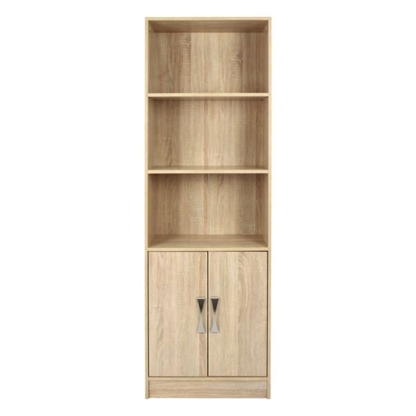 ΒΙΒΛΙΟΘΗΚΗ ΜΕΛΑΜΙΝΗΣ ENSLEY HM2027.03 SONAMA ΜΕ ΧΕΡΟΥΛΙ 60x30x180εκ - Image 3