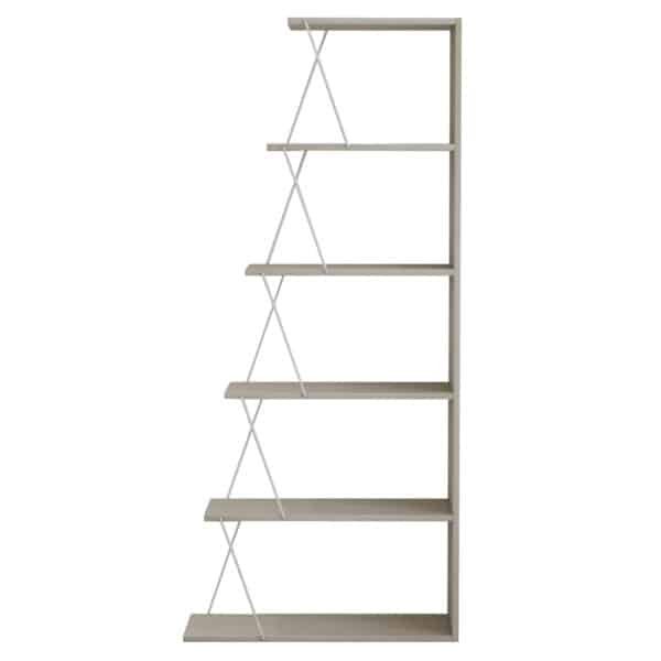 ΒΙΒΛΙΟΘΗΚΗ ΜΕΛΑΜΙΝΗΣ MINI TARS SONOMA ΛΕΥΚΟ HM2241.11 65x22-24x146Υεκ. - Image 3