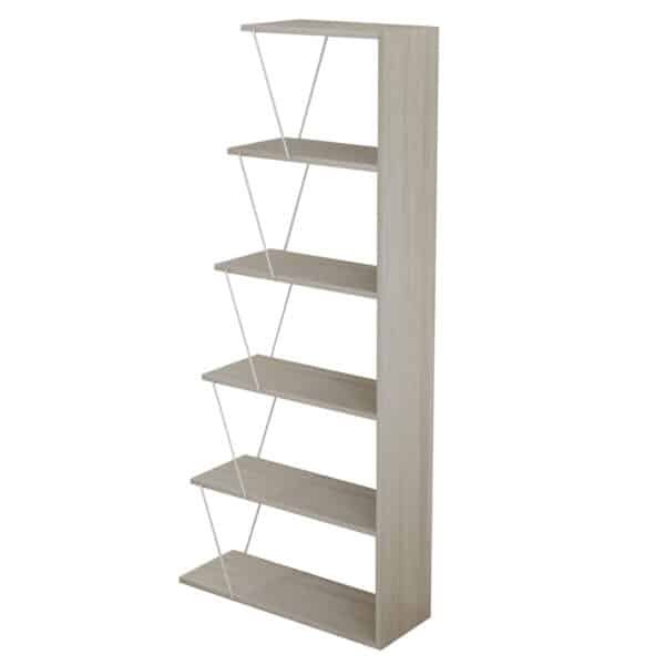 ΒΙΒΛΙΟΘΗΚΗ ΜΕΛΑΜΙΝΗΣ MINI TARS SONOMA ΛΕΥΚΟ HM2241.11 65x22-24x146Υεκ. - Image 4