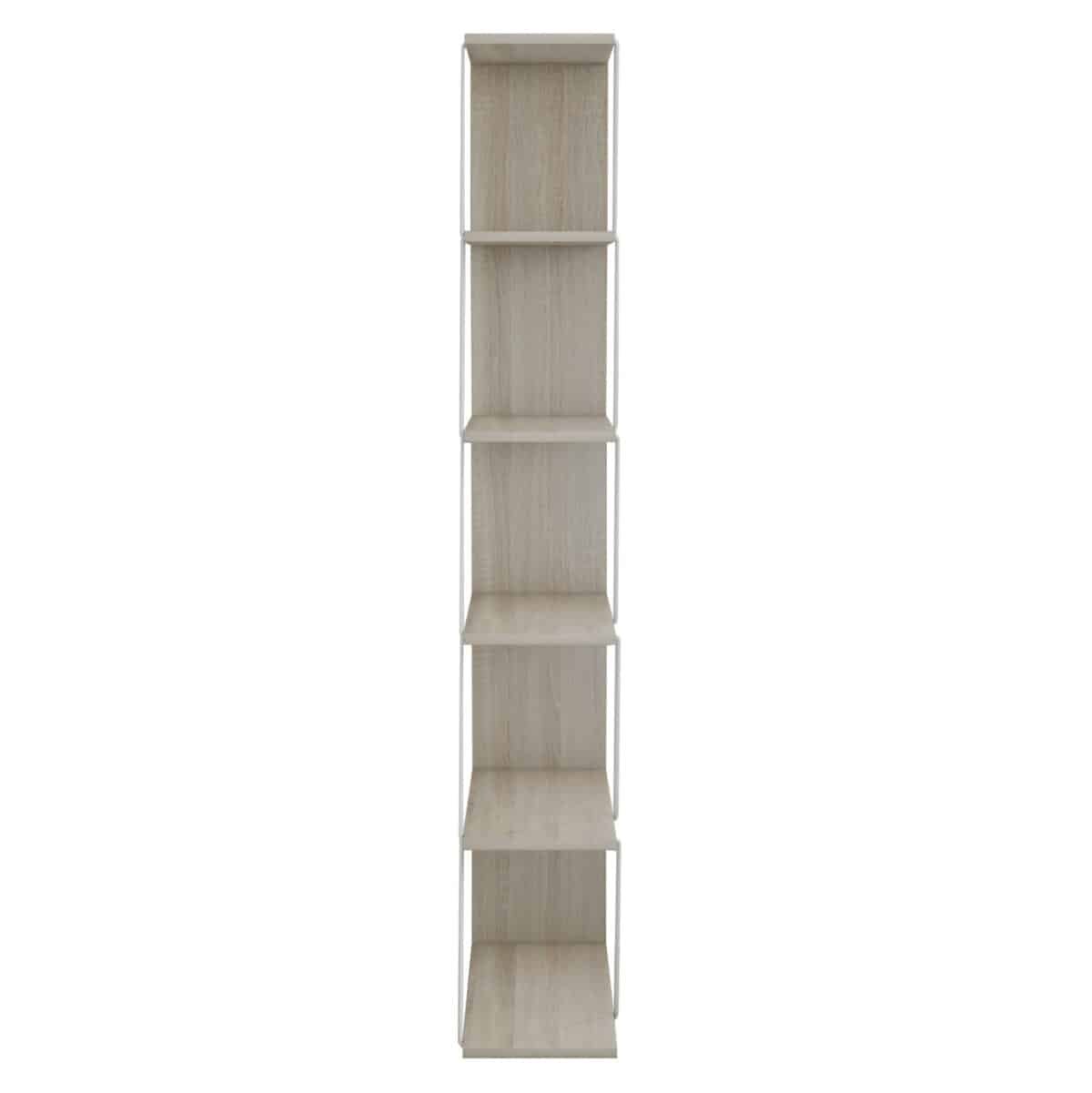 ΒΙΒΛΙΟΘΗΚΗ ΜΕΛΑΜΙΝΗΣ MINI TARS SONOMA ΛΕΥΚΟ HM2241.11 65x22-24x146Υεκ. - Image 5
