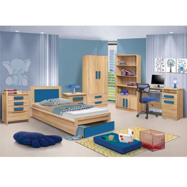 ΒΙΒΛΙΟΘΗΚΗ PLAYROOM SONAMA-ΣΙΕΛ HM10146.02 80X35X180εκ. - Image 4