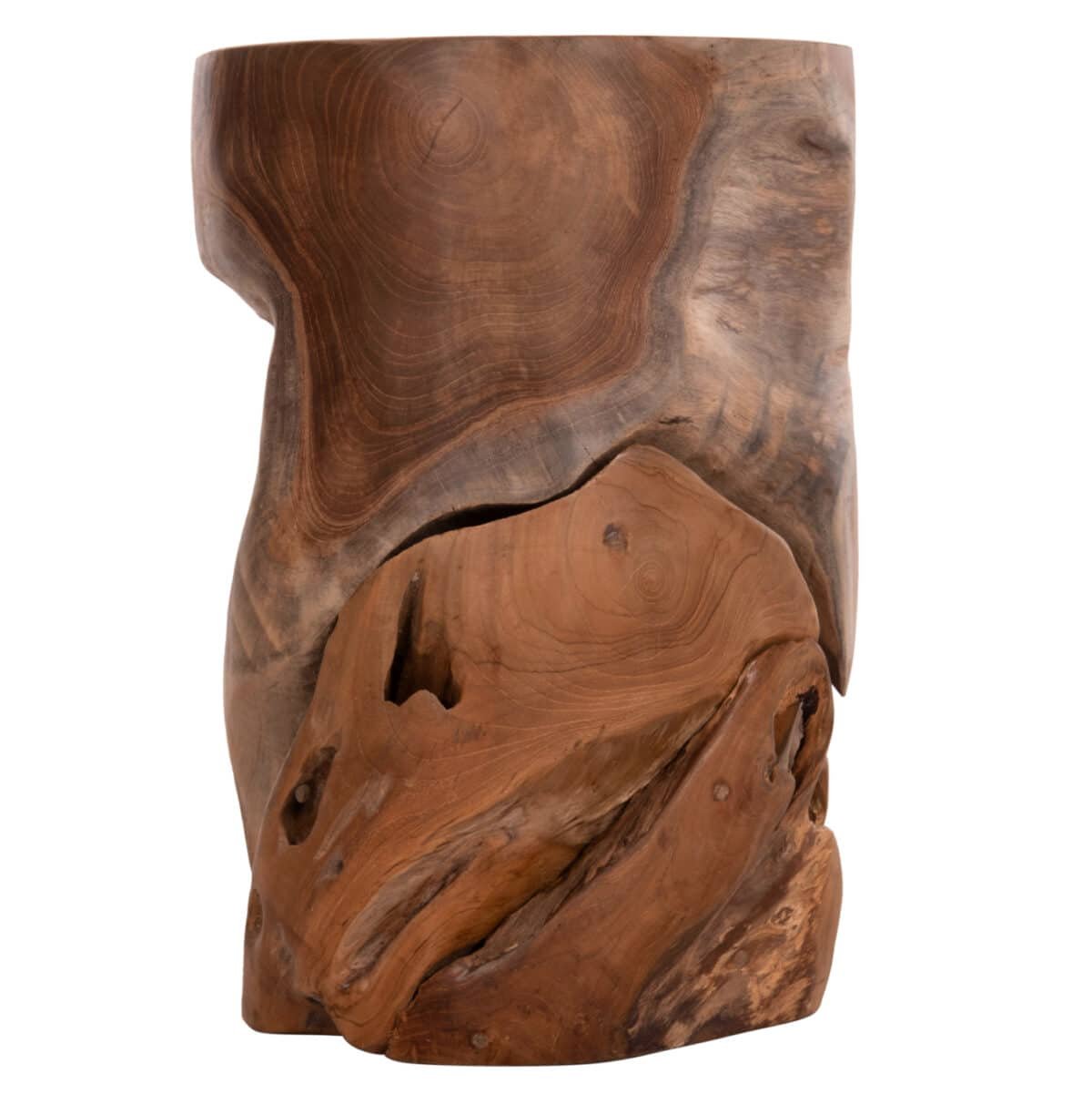 ΒΟΗΘΗΤΙΚΟ ΣΚΑΜΠΟ/ΤΡΑΠΕΖΑΚΙ STOMP HM9350.11 ΞΥΛΟ TEAK-ΦΥΣΙΚΟ Φ30x45Υεκ. - Image 4