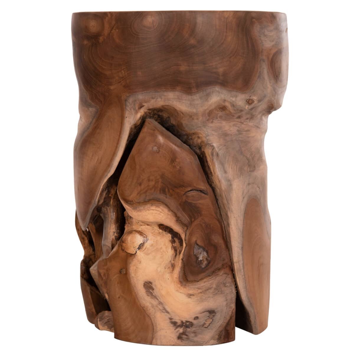 ΒΟΗΘΗΤΙΚΟ ΣΚΑΜΠΟ/ΤΡΑΠΕΖΑΚΙ STOMP HM9350.11 ΞΥΛΟ TEAK-ΦΥΣΙΚΟ Φ30x45Υεκ. - Image 5