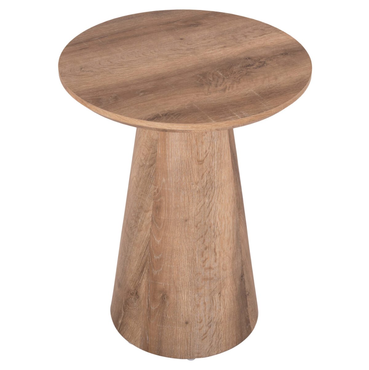 ΒΟΗΘΗΤΙΚΟ ΤΡΑΠΕΖΑΚΙ KARAN HM18029 MDF ΣΕ ΦΥΣΙΚΟ ΧΡΩΜΑ ΞΥΛΟΥ Φ45x56,5Υεκ - Image 4