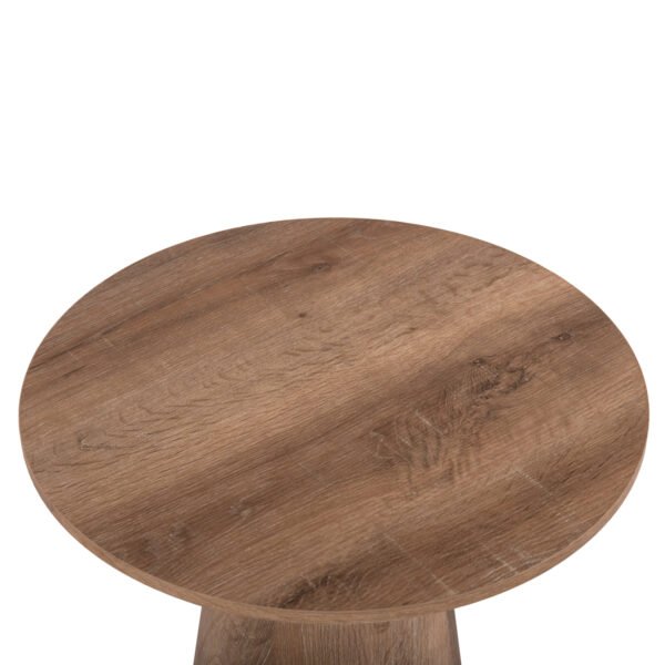 ΒΟΗΘΗΤΙΚΟ ΤΡΑΠΕΖΑΚΙ KARAN HM18029 MDF ΣΕ ΦΥΣΙΚΟ ΧΡΩΜΑ ΞΥΛΟΥ Φ45x56,5Υεκ - Image 5