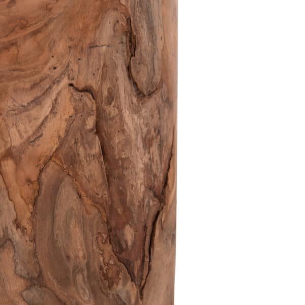 ΒΟΗΘΗΤΙΚΟ ΤΡΑΠΕΖΑΚΙ/ΣΚΑΜΠΟ TRONCO HM9374.21 ΞΥΛΟ TEAK--ΦΥΣΙΚΟ Φ30x45Υεκ. - Image 8