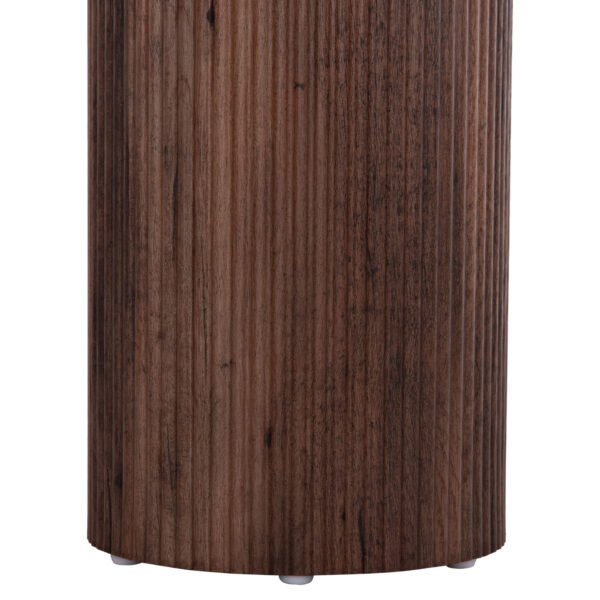 ΒΟΗΘΗΤΙΚΟ ΤΡΑΠΕΖΙ MARGON HM18027 MDF ΣΕ ΣΚΟΥΡΟ ΚΑΦΕ ΞΥΛΟΥ Φ45x50,5Υεκ. - Image 7