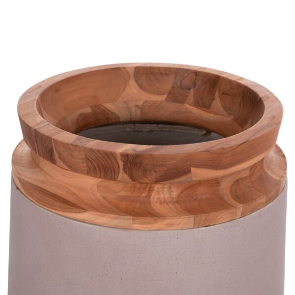 ΔΙΑΚΟΣΜΗΤΙΚΑ ΒΑΖΑ ΔΑΠΕΔΟΥ 2ΤΜΧ LINTER HM21140.04 FIBER CEMENT TAUPE-ΞΥΛΟ ΤΕΑΚ 47Υ & 60Υεκ - Image 4