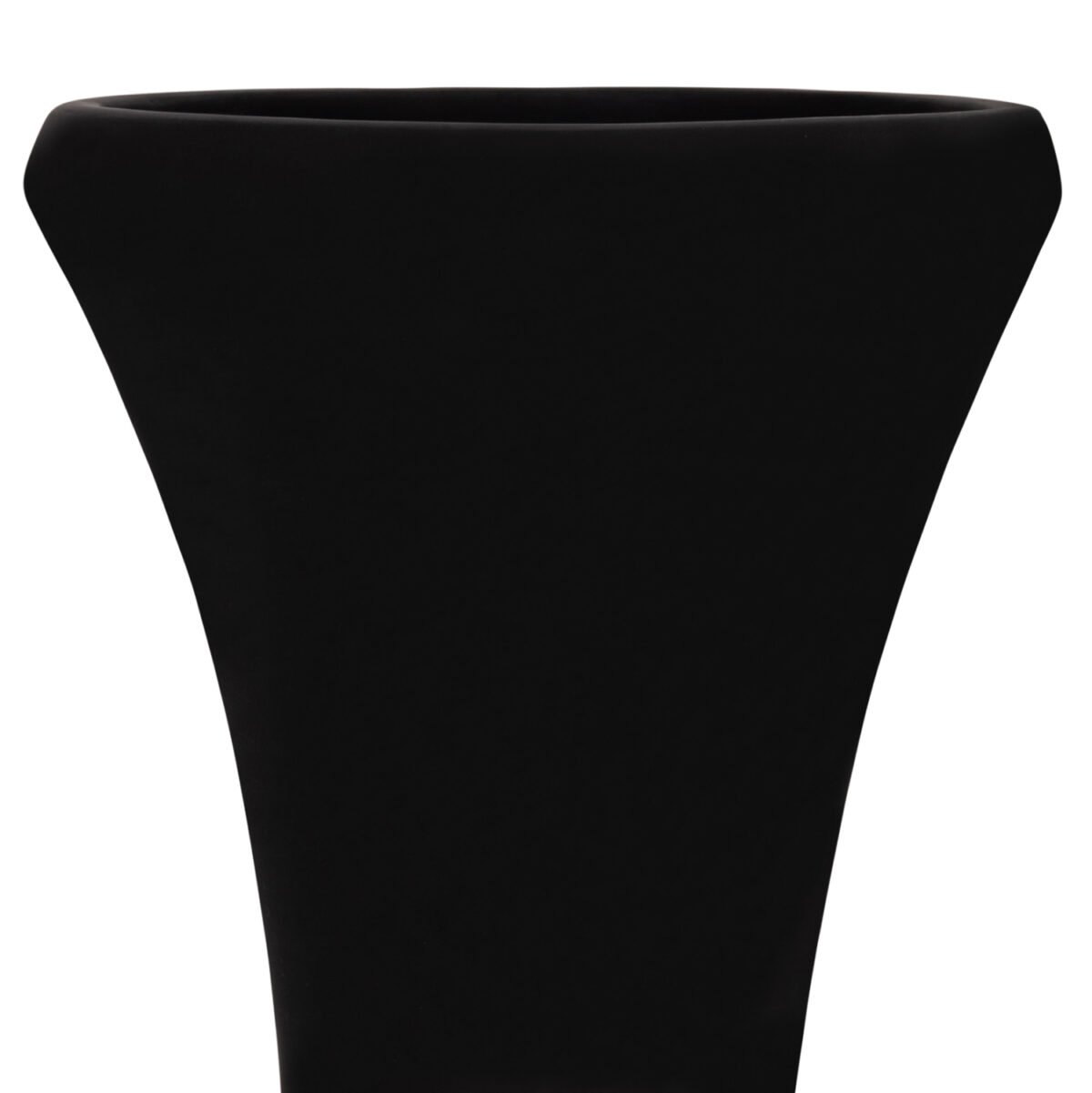 ΔΙΑΚΟΣΜΗΤΙΚΟ ΒΑΖΟ ΔΑΠΕΔΟΥ NEBULA HM4660.01S FIBER CEMENT Φ45x115Υεκ ΜΑΥΡΟ--ΞΥΛΟ ΤΕΑΚ - Image 4