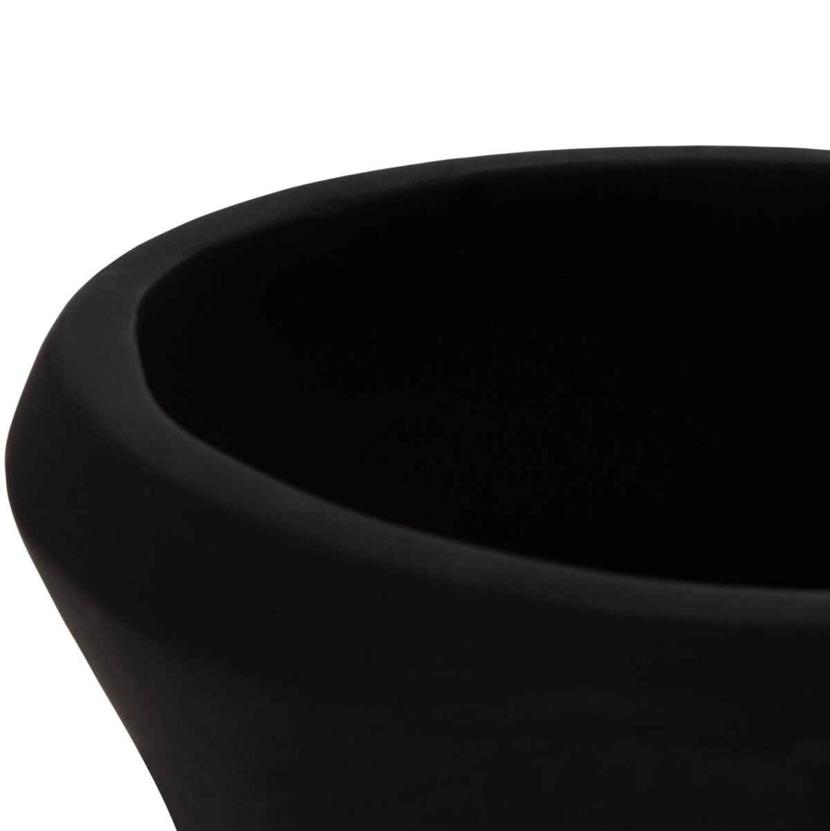 ΔΙΑΚΟΣΜΗΤΙΚΟ ΒΑΖΟ ΔΑΠΕΔΟΥ NEBULA HM4660.01S FIBER CEMENT Φ45x115Υεκ ΜΑΥΡΟ--ΞΥΛΟ ΤΕΑΚ - Image 9