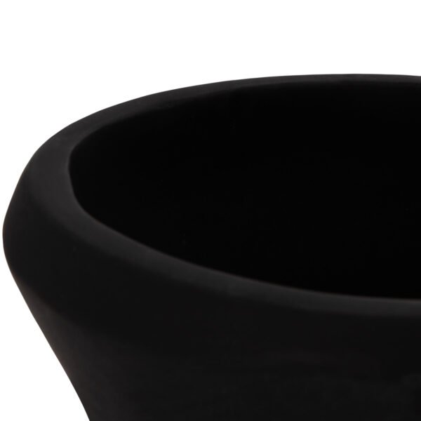 ΔΙΑΚΟΣΜΗΤΙΚΟ ΒΑΖΟ ΔΑΠΕΔΟΥ NEBULA HM4660.01S FIBER CEMENT Φ45x115Υεκ ΜΑΥΡΟ--ΞΥΛΟ ΤΕΑΚ - Image 9