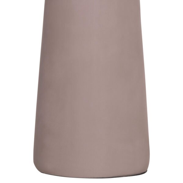 ΔΙΑΚΟΣΜΗΤΙΚΟ ΒΑΖΟ ΔΑΠΕΔΟΥ NEBULA HM4660.05L FIBER CEMENT TAUPE--ΞΥΛΟ ΤΕΑΚ Φ45x172Υεκ - Image 6
