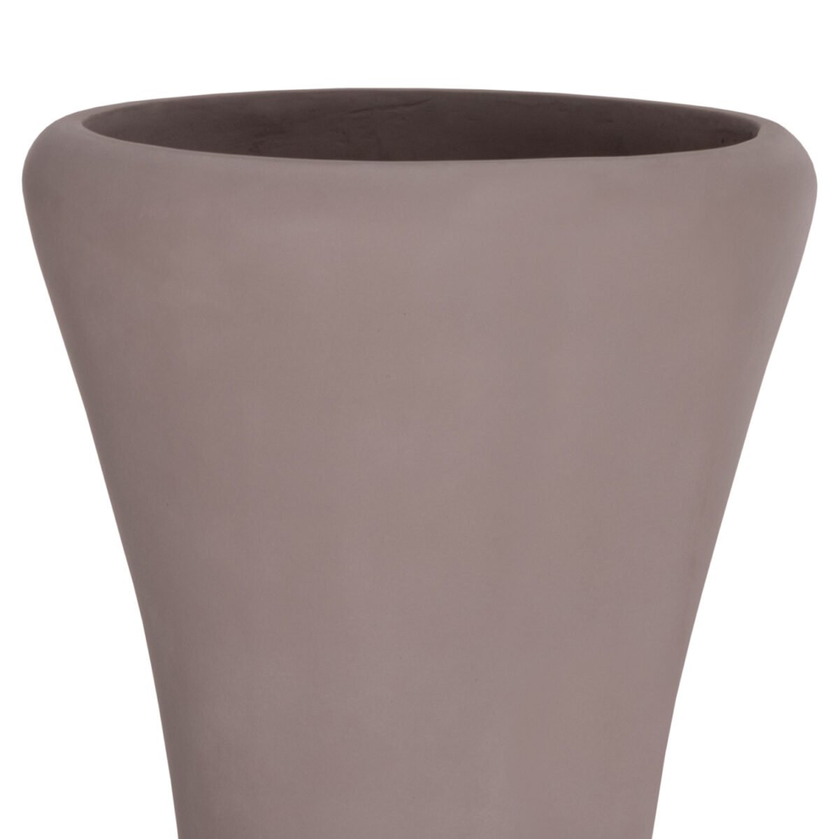 ΔΙΑΚΟΣΜΗΤΙΚΟ ΒΑΖΟ ΔΑΠΕΔΟΥ NEBULA HM4660.05L FIBER CEMENT TAUPE--ΞΥΛΟ ΤΕΑΚ Φ45x172Υεκ - Image 8