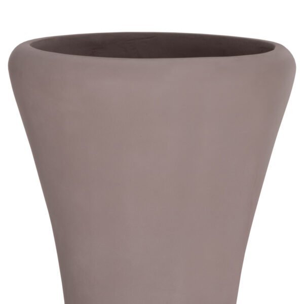 ΔΙΑΚΟΣΜΗΤΙΚΟ ΒΑΖΟ ΔΑΠΕΔΟΥ NEBULA HM4660.05L FIBER CEMENT TAUPE--ΞΥΛΟ ΤΕΑΚ Φ45x172Υεκ - Image 8
