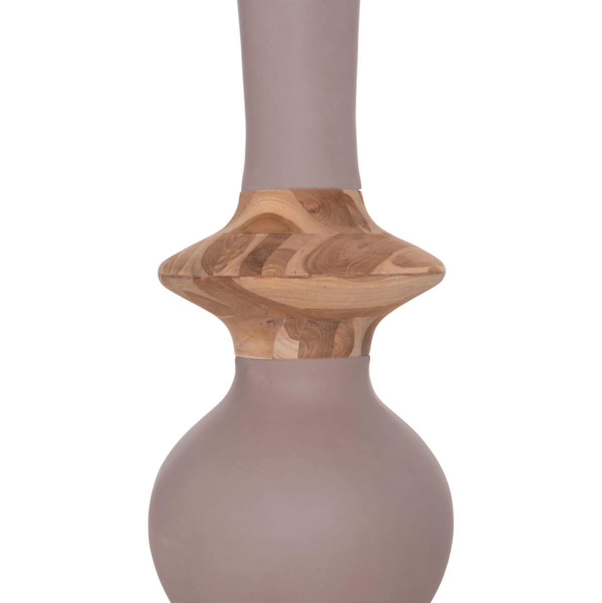 ΔΙΑΚΟΣΜΗΤΙΚΟ ΒΑΖΟ ΔΑΠΕΔΟΥ NEBULA HM4660.05M FIBER CEMENT TAUPE--ΞΥΛΟ ΤΕΑΚ Φ45x148Υεκ - Image 8