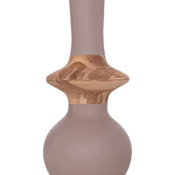 ΔΙΑΚΟΣΜΗΤΙΚΟ ΒΑΖΟ ΔΑΠΕΔΟΥ NEBULA HM4660.05M FIBER CEMENT TAUPE--ΞΥΛΟ ΤΕΑΚ Φ45x148Υεκ - Image 8