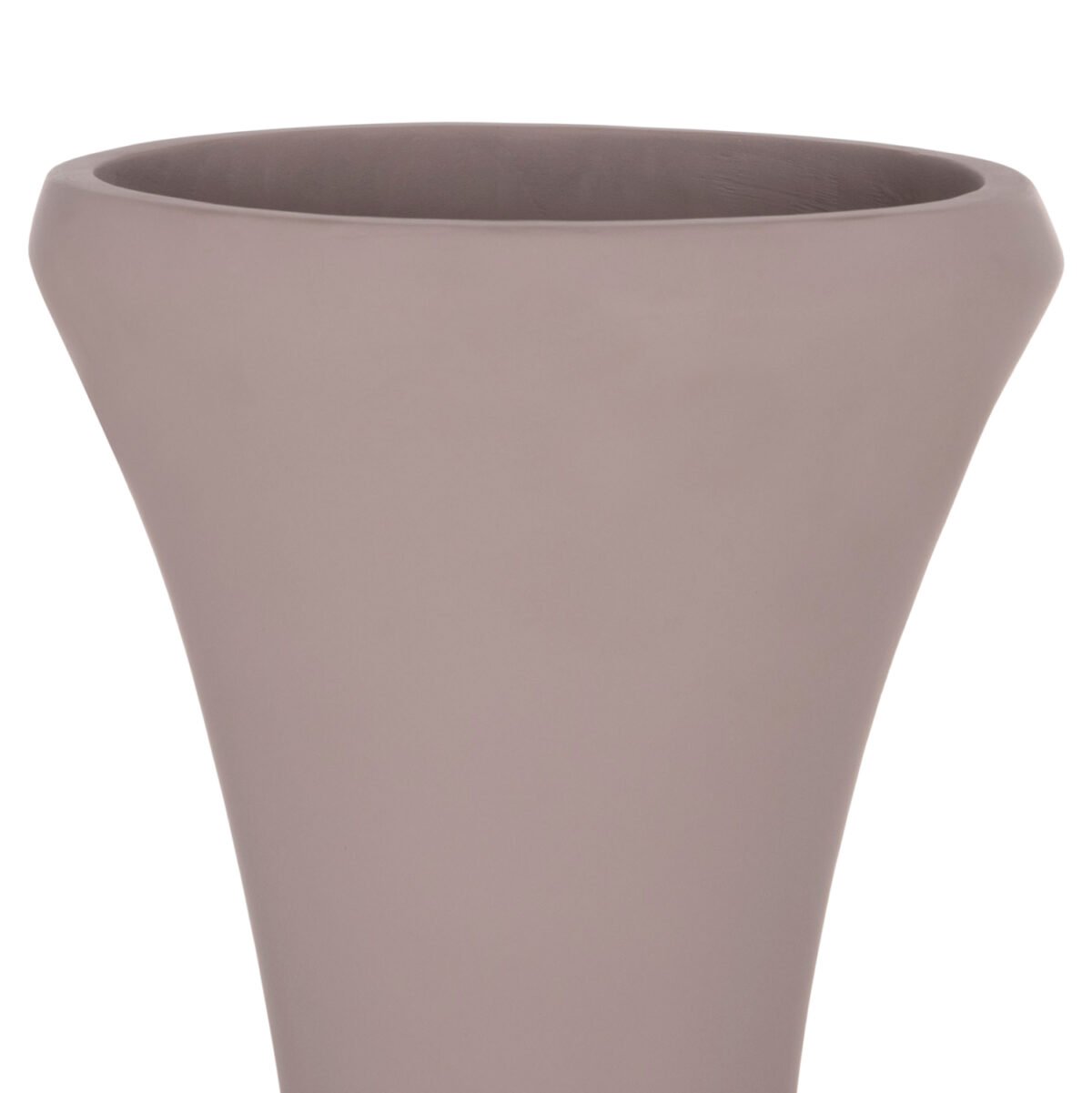 ΔΙΑΚΟΣΜΗΤΙΚΟ ΒΑΖΟ ΔΑΠΕΔΟΥ NEBULA HM4660.05S FIBER CEMENT TAUPE--ΞΥΛΟ ΤΕΑΚ Φ45x115Υεκ - Image 4