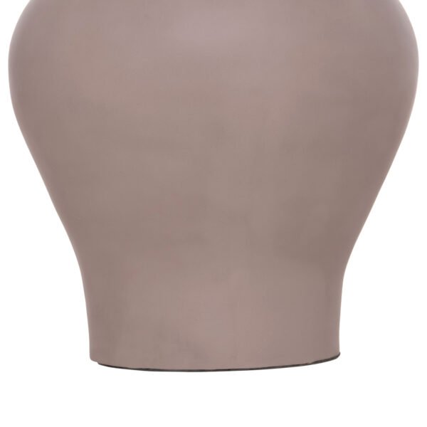 ΔΙΑΚΟΣΜΗΤΙΚΟ ΒΑΖΟ ΔΑΠΕΔΟΥ NEBULA HM4660.05S FIBER CEMENT TAUPE--ΞΥΛΟ ΤΕΑΚ Φ45x115Υεκ - Image 6