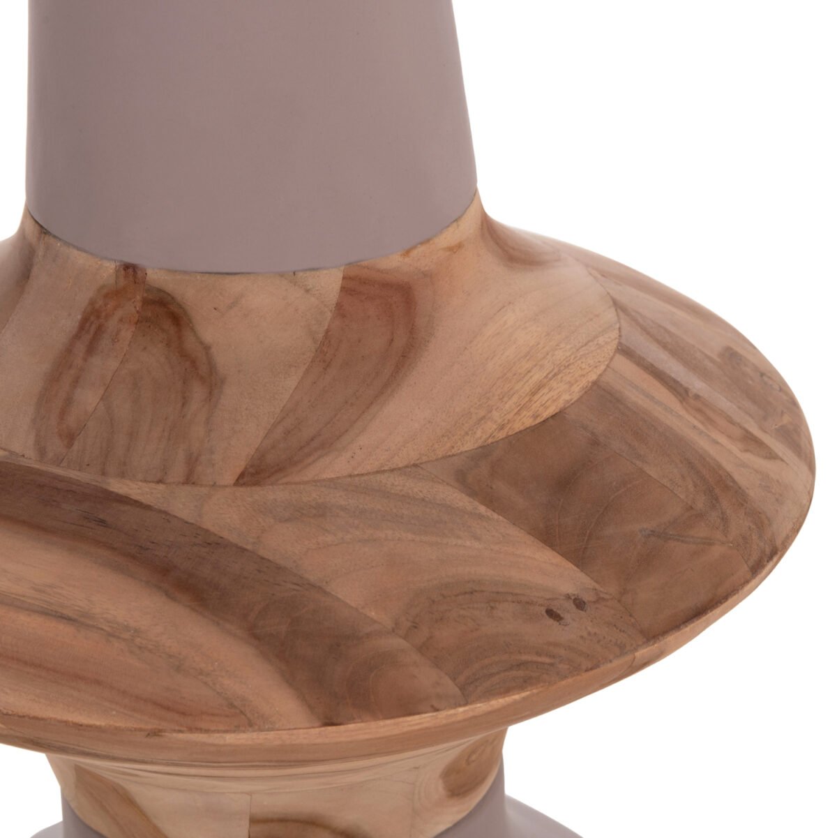 ΔΙΑΚΟΣΜΗΤΙΚΟ ΒΑΖΟ ΔΑΠΕΔΟΥ NEBULA HM4660.05S FIBER CEMENT TAUPE--ΞΥΛΟ ΤΕΑΚ Φ45x115Υεκ - Image 8