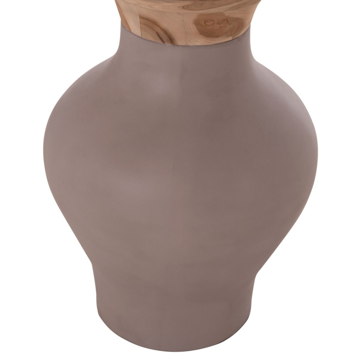 ΔΙΑΚΟΣΜΗΤΙΚΟ ΒΑΖΟ ΔΑΠΕΔΟΥ NEBULA HM4660.05S FIBER CEMENT TAUPE--ΞΥΛΟ ΤΕΑΚ Φ45x115Υεκ - Image 10