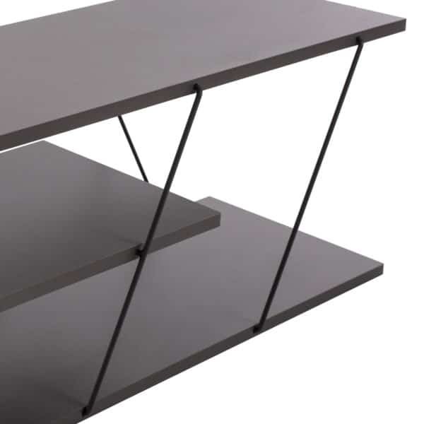 ΕΠΙΠΛΟ ΤΗΛΕΟΡΑΣΗΣ TARS HM8922.20 ΜΕΛΑΜΙΝΗ ΓΚΡΙ 120x32x33Yεκ. - Image 5