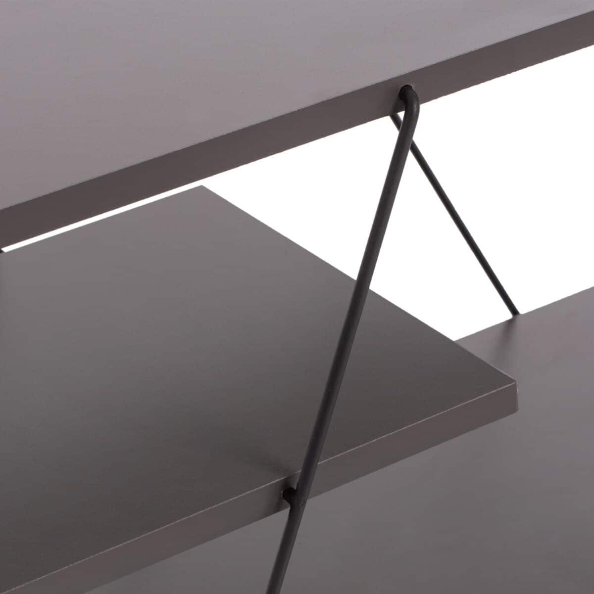 ΕΠΙΠΛΟ ΤΗΛΕΟΡΑΣΗΣ TARS HM8922.20 ΜΕΛΑΜΙΝΗ ΓΚΡΙ 120x32x33Yεκ. - Image 6