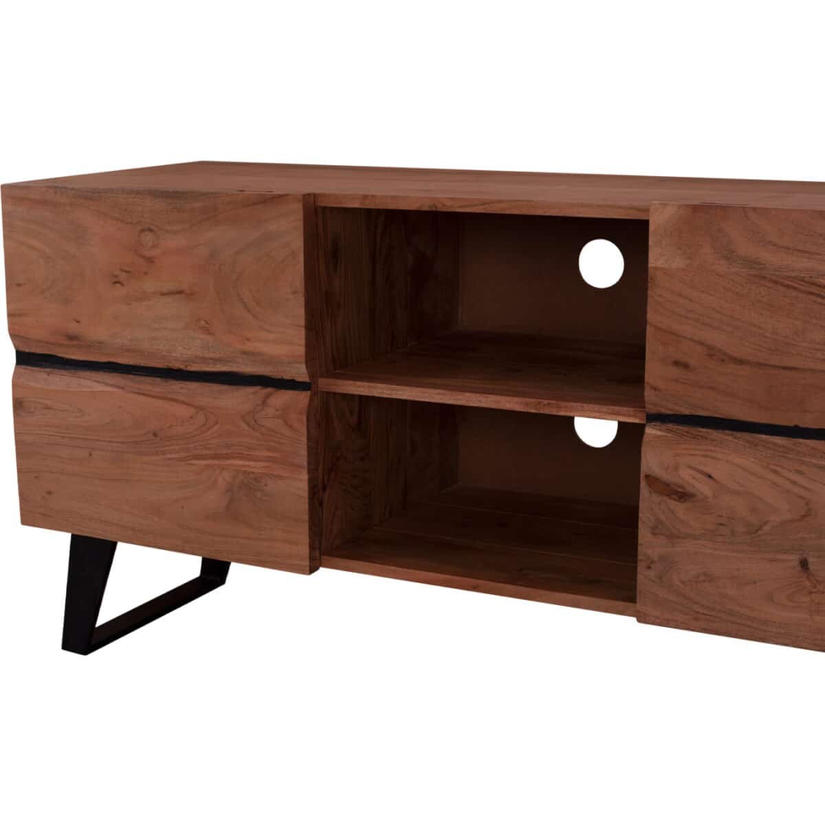 ΕΠΙΠΛΟ TV ALICIA ΜΑΣΙΦ ΞΥΛΟ ΑΚΑΚΙΑΣ ΦΥΣΙΚΟ HM8174.11 160x43x66Y εκ. - Image 5