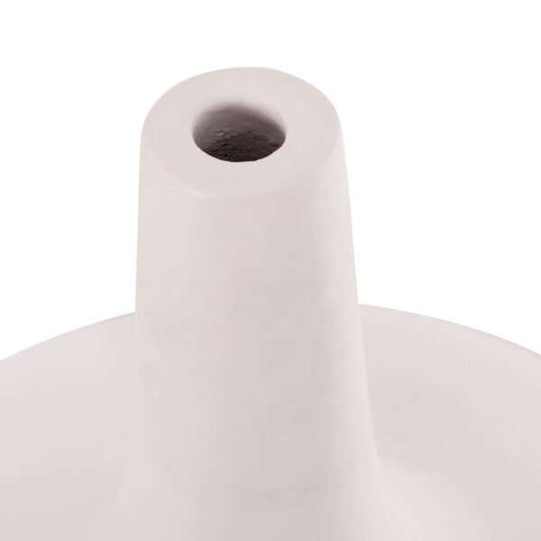 ΕΠΙΤΡΑΠΕΖΙΟ ΔΙΑΚΟΣΜΗΤΙΚΟ ΒΑΖΟ DENI HM4663.02M FIBER CEMENT ΣΕ ΛΕΥΚΟ--Φ30x29.5Υεκ - Image 9
