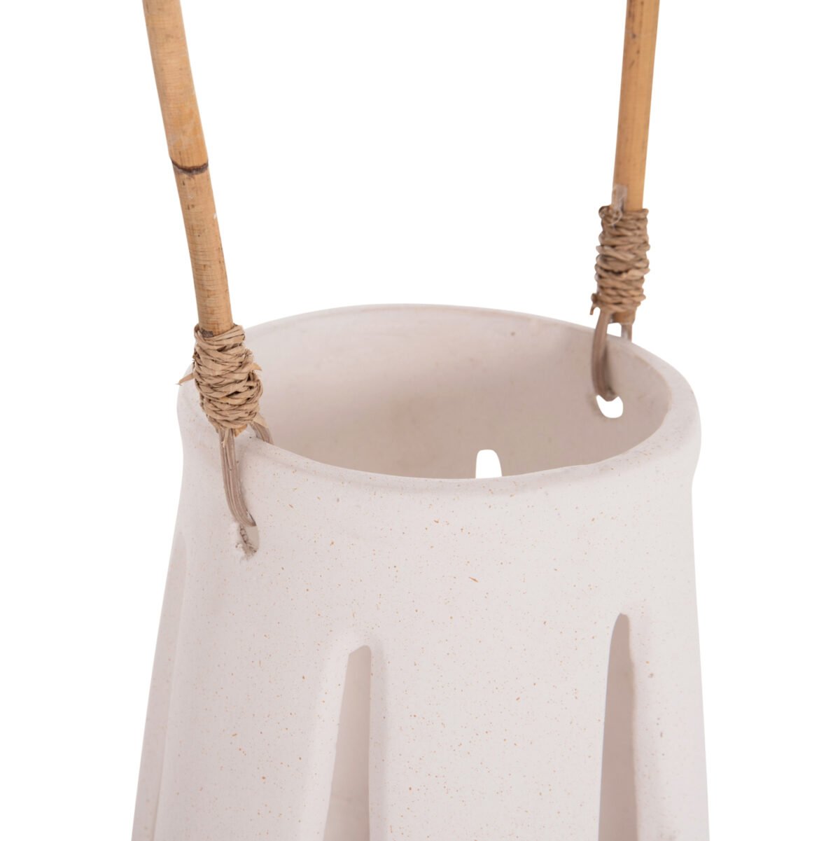 ΕΠΙΤΡΑΠΕΖΙΟ ΦΑΝΑΡΙ ERANTYL HM4696.02L ΛΕΥΚΟ FIBER CEMENT & ΧΕΡΟΥΛΙ RATTAN Φ17x27Yεκ. - Image 7