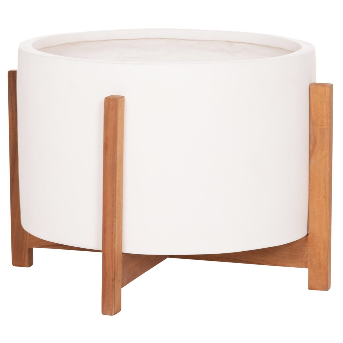 ΓΛΑΣΤΡΑ/ΚΑΣΠΟ ΕΣΩΤ.ΧΩΡΟΥ HOFF HM4682.02L FIBER CEMENT ΛΕΥΚΟ-TEAK ΒΑΣΗ Φ50x35Υεκ - Image 7