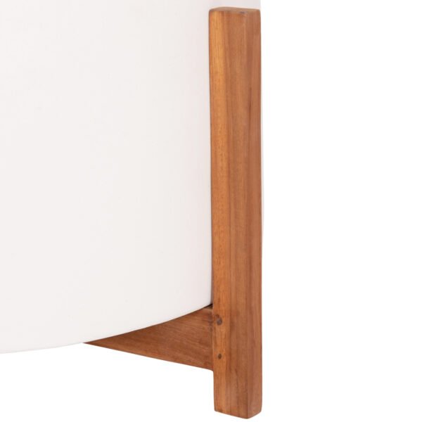 ΓΛΑΣΤΡΑ/ΚΑΣΠΟ ΕΣΩΤ.ΧΩΡΟΥ HOFF HM4682.02L FIBER CEMENT ΛΕΥΚΟ-TEAK ΒΑΣΗ Φ50x35Υεκ - Image 9