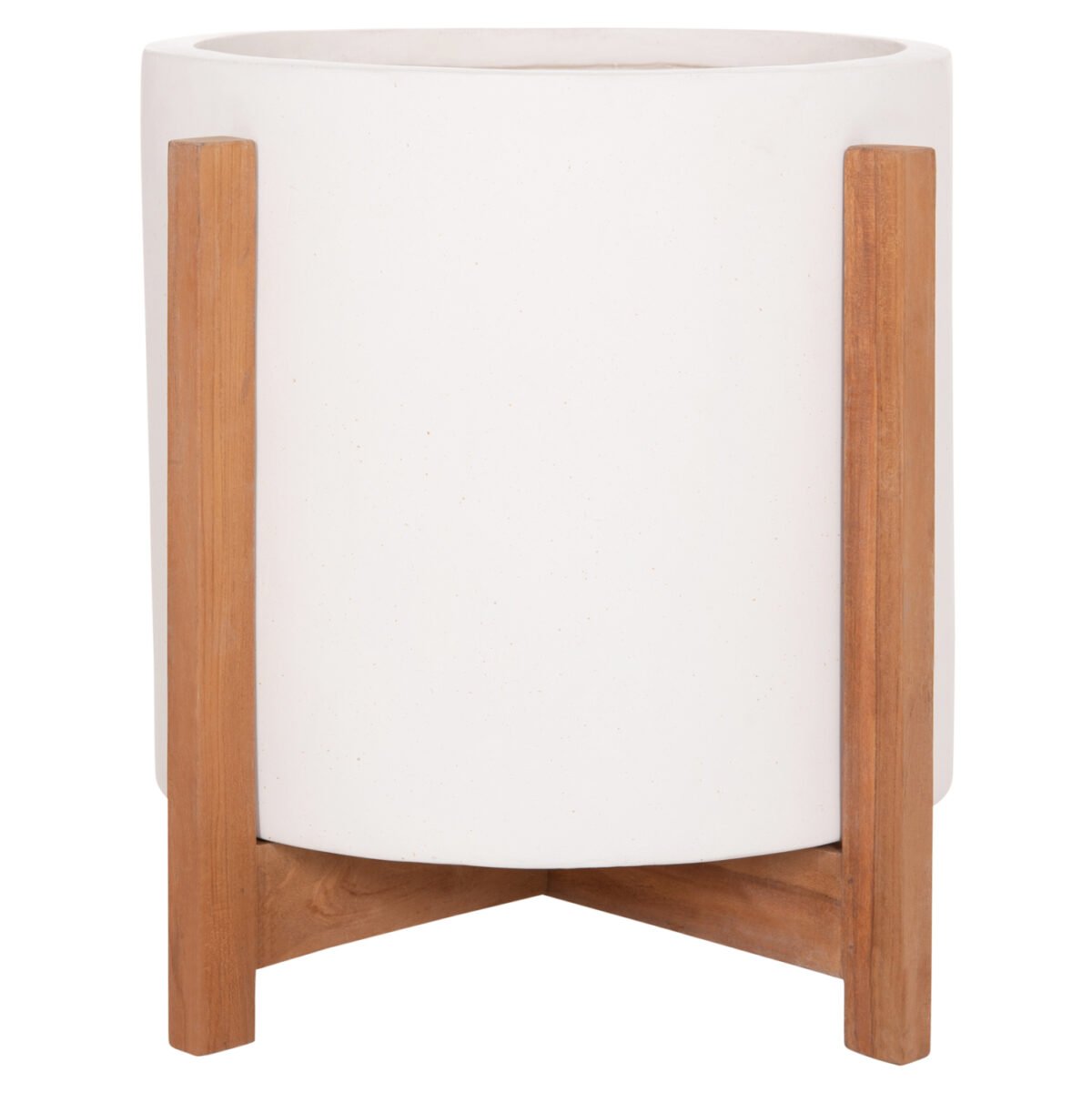 ΓΛΑΣΤΡΑ/ΚΑΣΠΟ ΕΣΩΤ.ΧΩΡΟΥ HOFF HM4682.02M FIBER CEMENT ΛΕΥΚΟ-TEAK ΒΑΣΗ Φ40x39Υεκ - Image 3